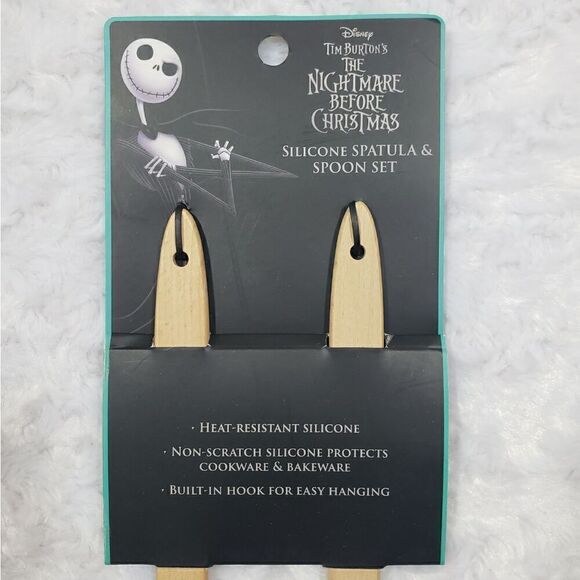 Disney Nightmare Before Christmas Silcone Spatula and Spoon Set Tim Burton - Picture 2 of 5